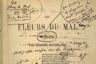 Recueil de poèmes Les Fleurs du Mal de Baudelaire