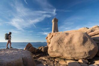 Côte de Granit Rose à Perros-Guirec avec paysages marins