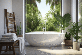 revêtement de sol adapté pour salle de bain avec options durables