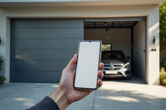 Système de commande à distance pour portes de garage motorisées