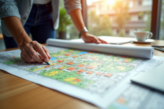 Différentes zones de construction selon le plan de zonage et le PLU