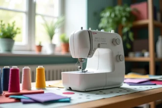 Surjeteuse Lidl 2024 avec fonctionnalités innovantes pour couturières expérimentées