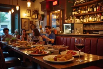 Dégustation de tapas dans une ruelle pittoresque de Bordeaux